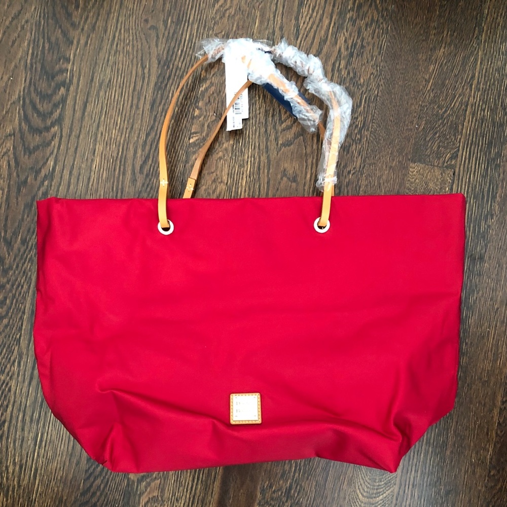Dooney & Bourke Red Large Addison Tote NWT
